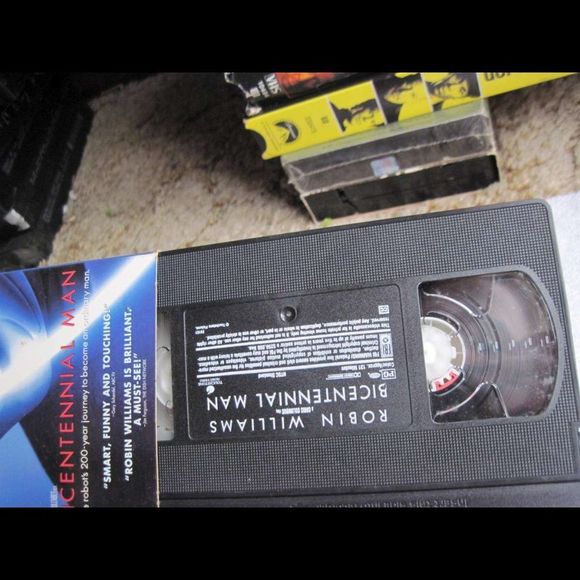 Patch Adams Bicentennial Man Jumanji Mrs. Doubtfire VHS Cassette Tape Bundle $4 - Picture 9 of 11